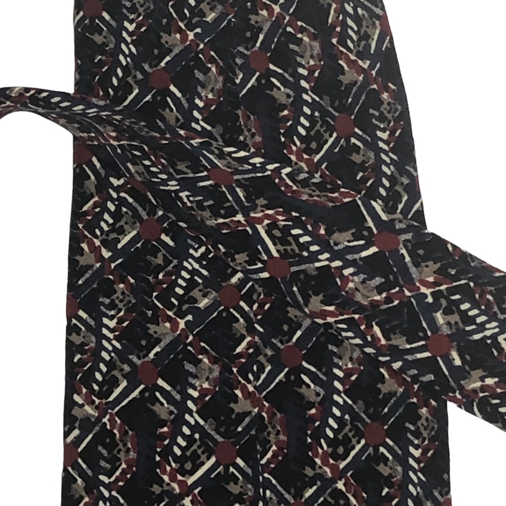 Farrah Multicolored Abstract Print Silk Tie - Picture 10 of 13